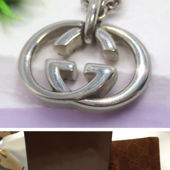 GUCCI Interlocking GG Silver Ag925 Necklace 😍🔥 - Picture 1 of 11